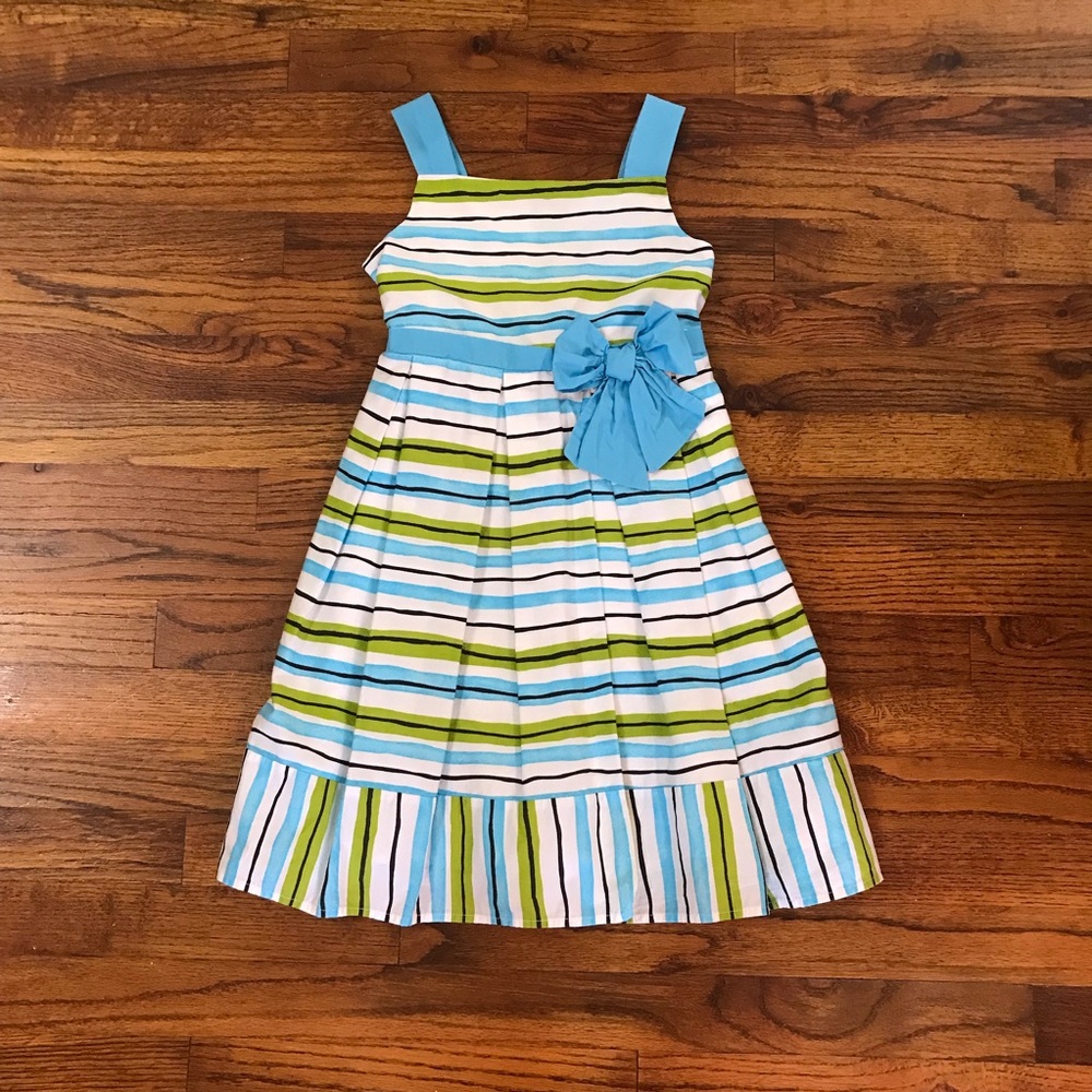Girls Claire’s Rose Stripe Dress
Dressy Occassion Church Wedding Party Event